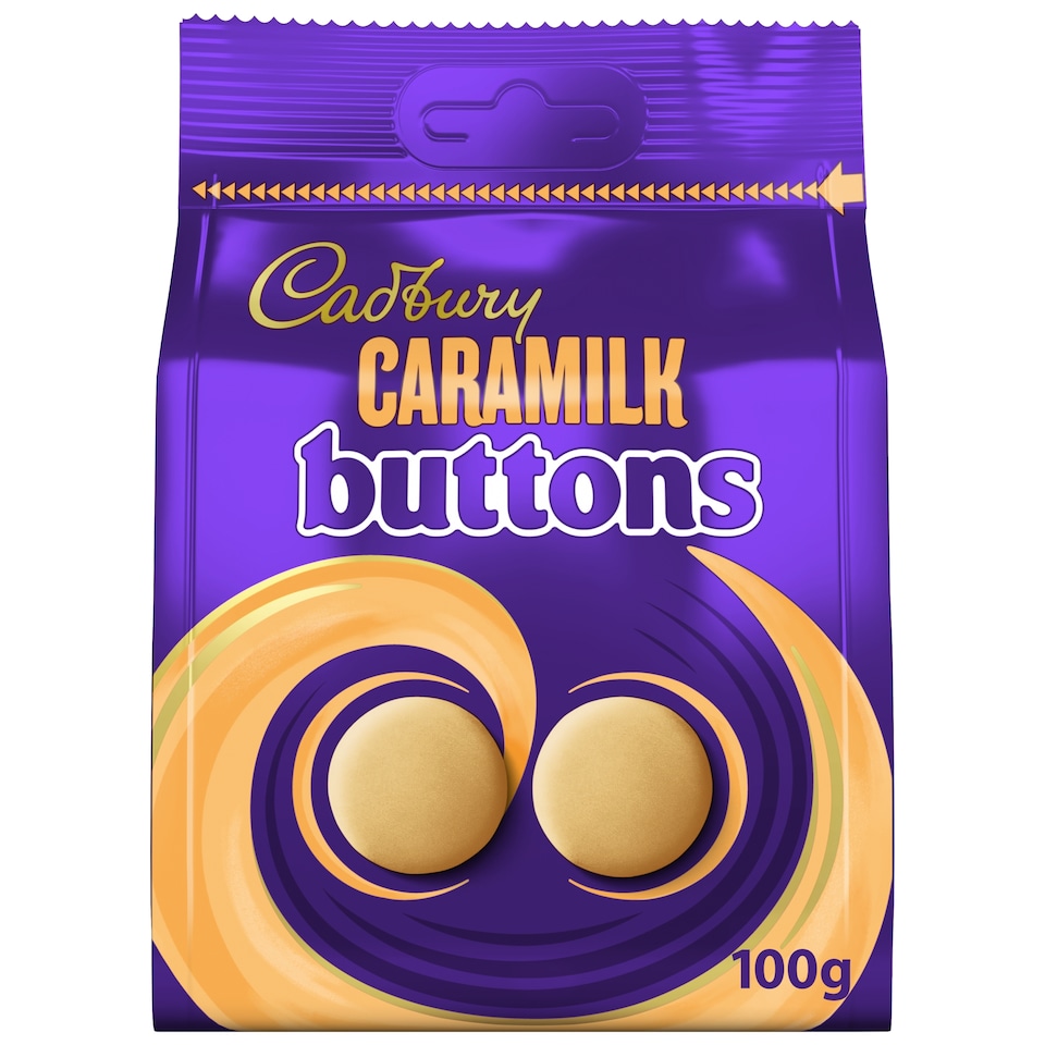 Cadbury Caramilk Chocolate Buttons Bag 100G