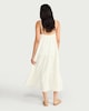 image 3 of F&F Pure Cotton Tiered Beach Dress in Cream