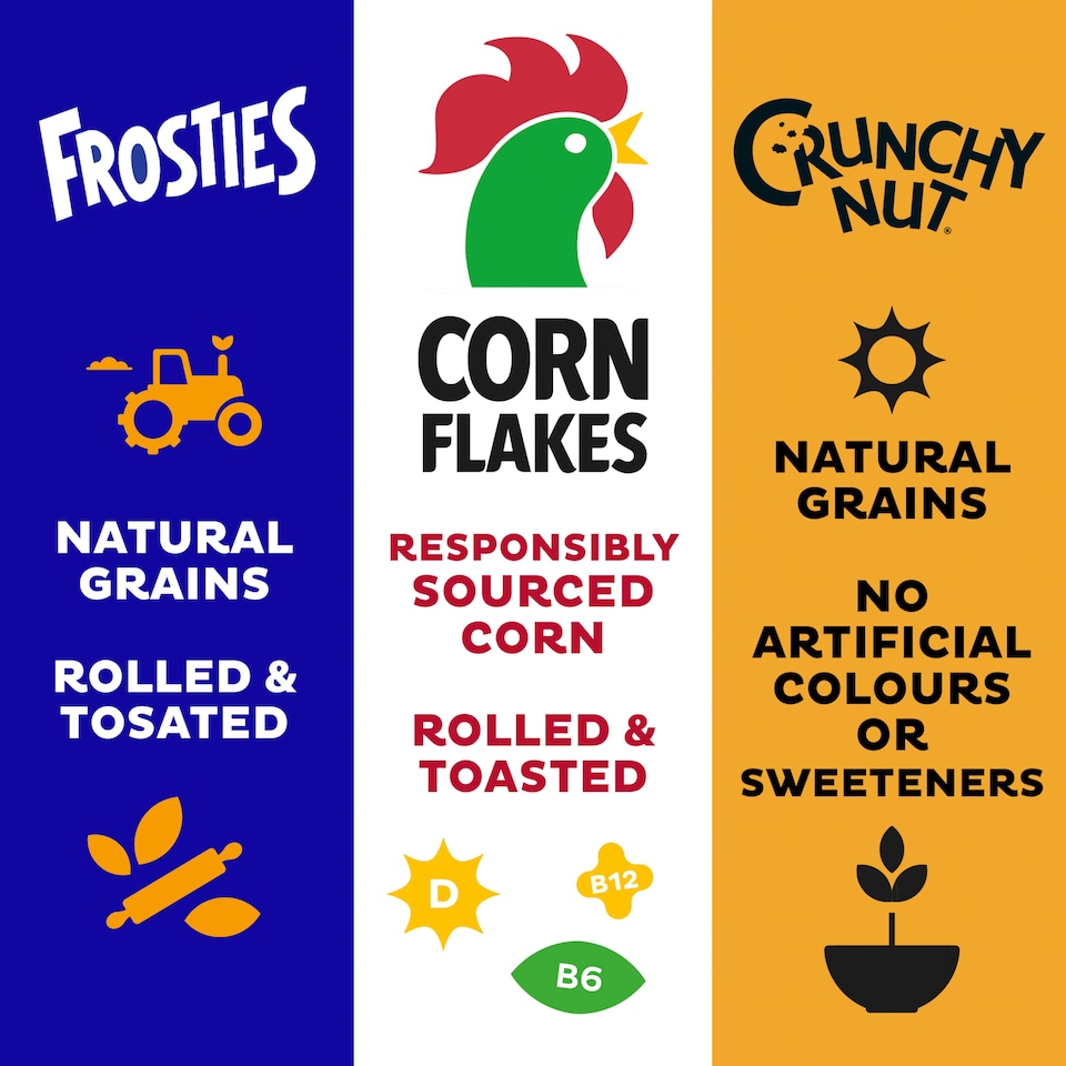 image 1 of Kellogg's Taste Variety Pack Breakfast Cereal 188g