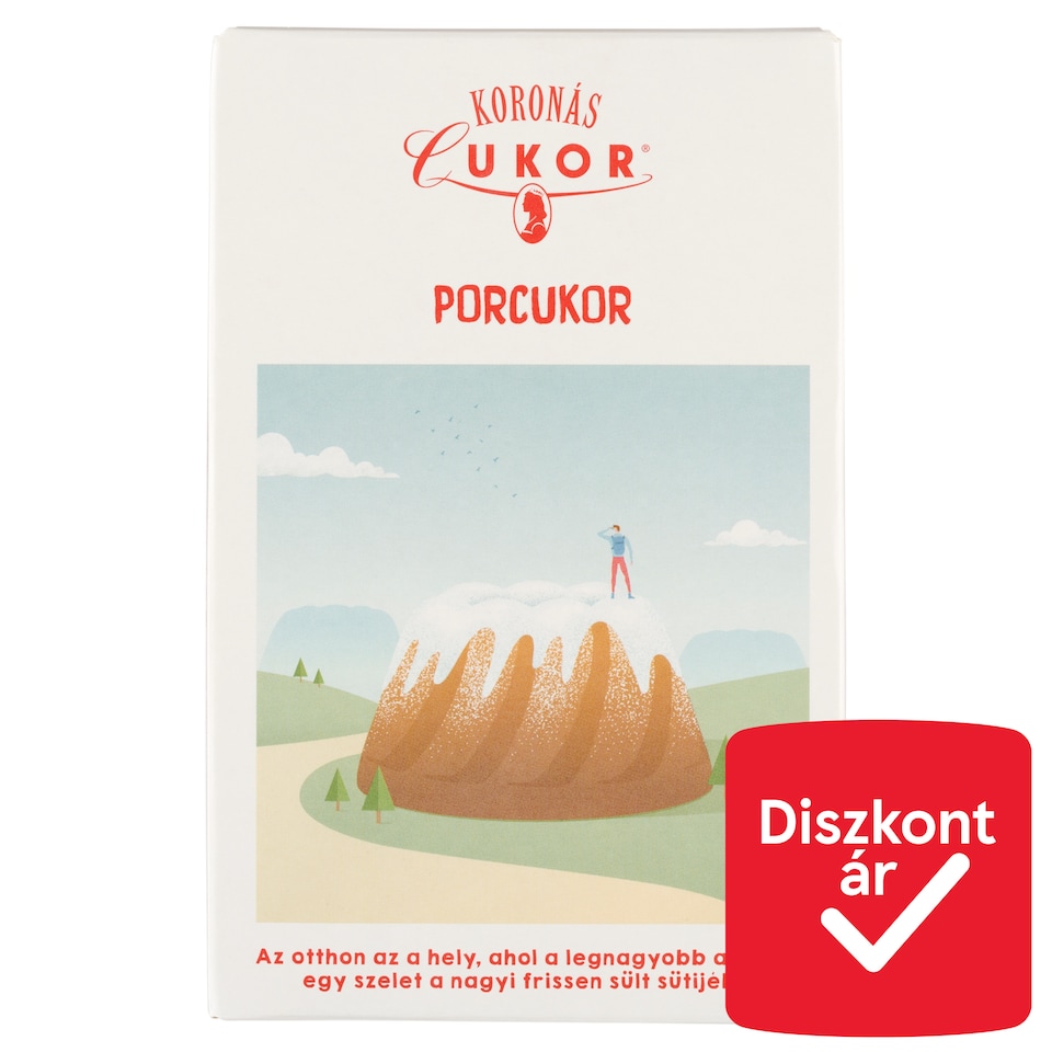 Koronás Cukor porcukor 500 g  1. kép