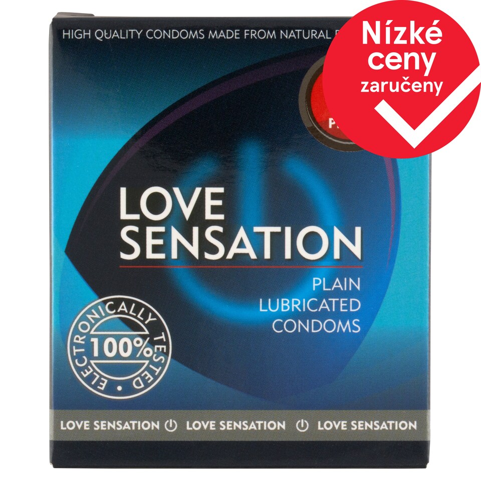 Love Sensation Kondomy s rezervoárem 3 ks