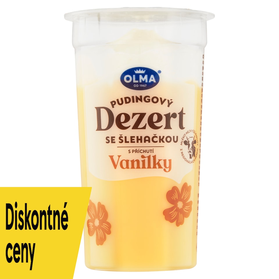 Olma Pudding Cream with Whipped Cream with Vanilla Aroma 200 g