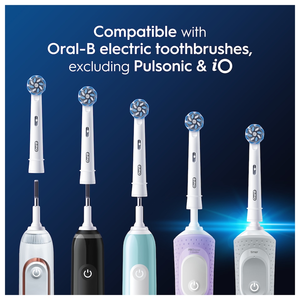 image 1 of Oral-B Pro Sensitive Electric Toothbrush Replacement Heads 5 Pack