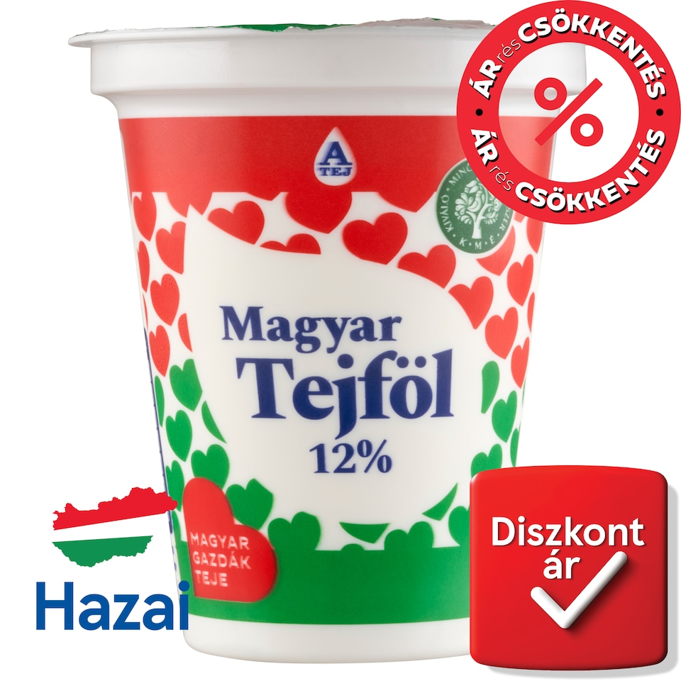 Magyar Tejföl félzsíros tejföl 12% 140 g  1. kép