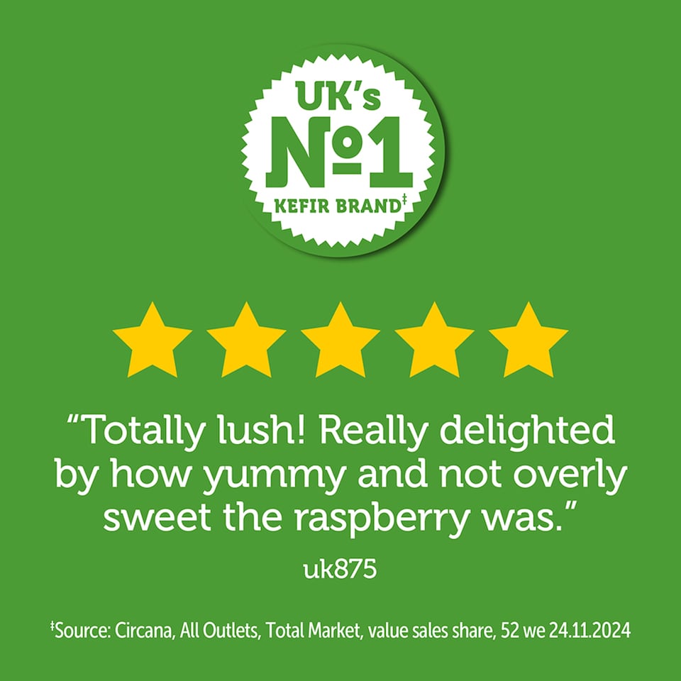 image 1 of Biotiful Gut Health Kefir Yogurt Rubie raspberry 350g