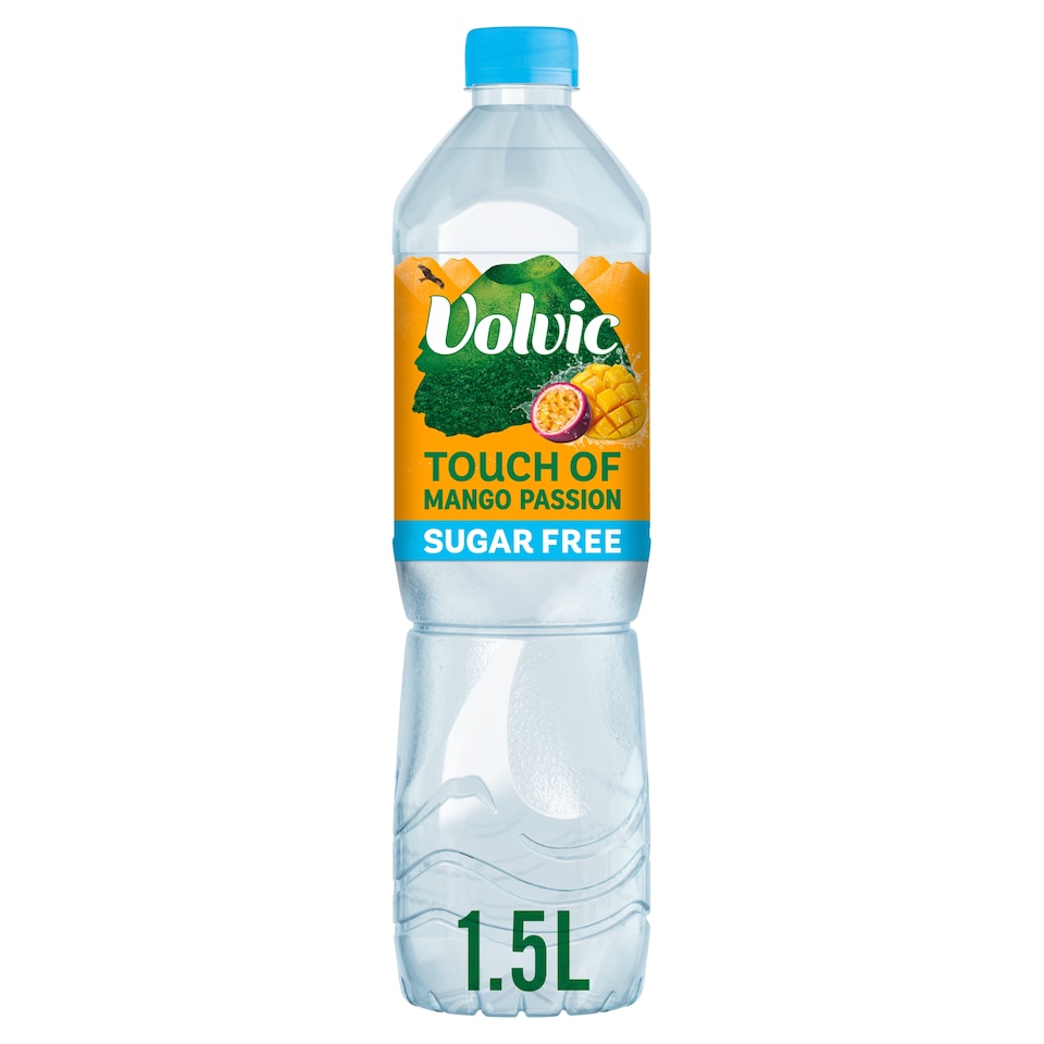 image 1 of Volvic Touch of Fruit Mango & Passion Fruit Sugar Free Still Flavoured Water 1.5L