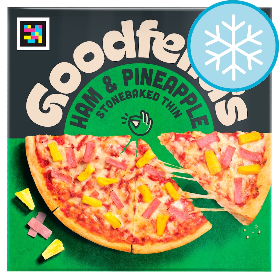 image 1 of Goodfella's Thin Crust Ham And Pineapple Pizza 365G