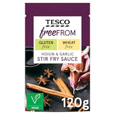 Tesco Free From Hoisin & Garlic Stir Fry Sauce 120G