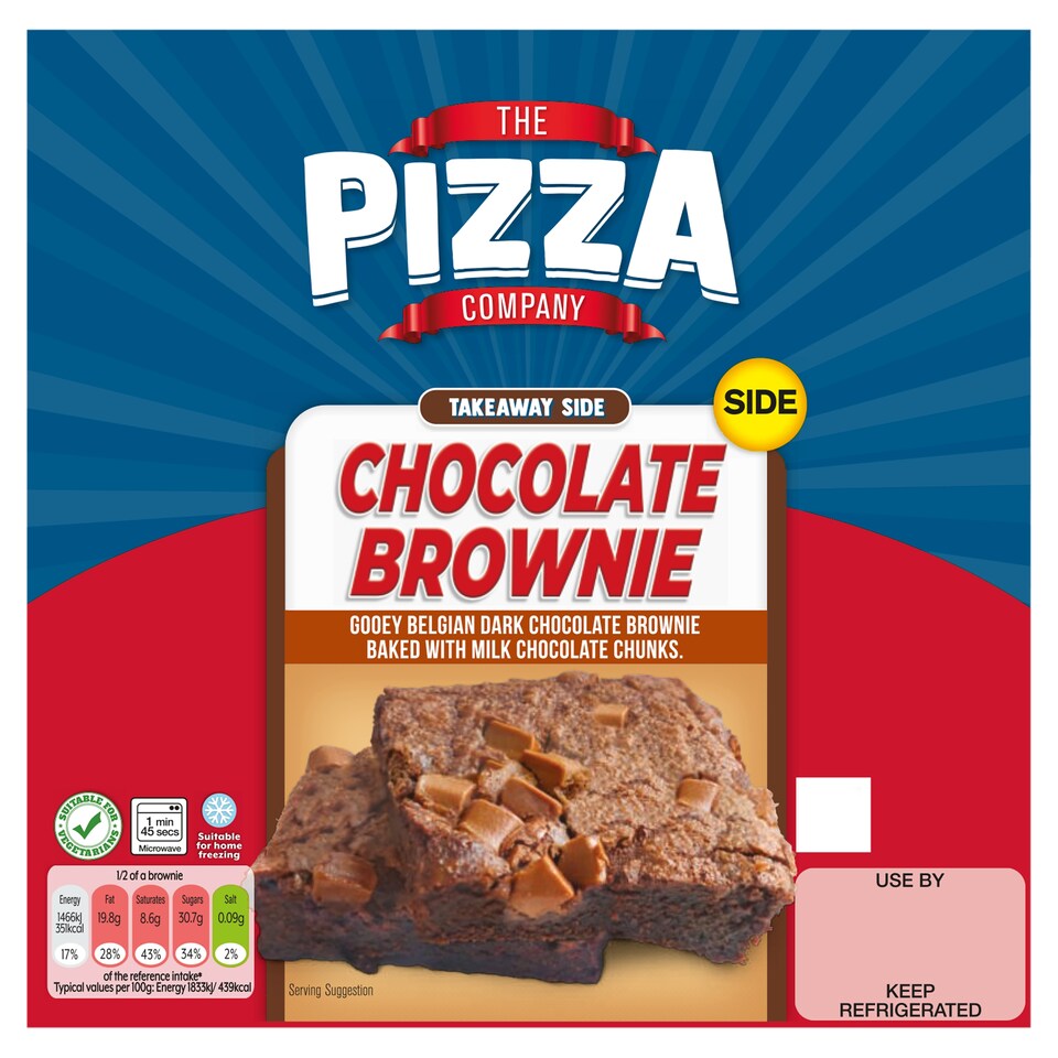The Pizza Company Chocolate Brownie 160g