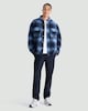image 1 of F&F Cotton Rich Straight Leg Chino Trousers  in Navy