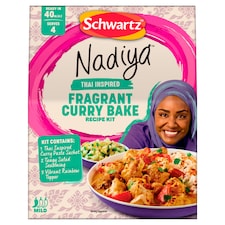 Schwartz Nadiya Thai Inspired Fragrant Curry Bake Recipe Kit 115g