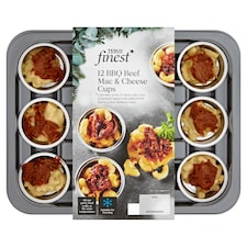 Tesco Finest 12 Bbq Beef Mac & Cheese Cups 260G