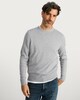 image 1 of F&F Pure Cotton Fine Knit Jumper in Grey Marl