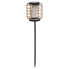 Tesco Rattan Flame Effect Stake Light