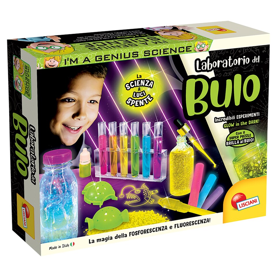 I'm a Genius Fluorescence Laboratorio del Buio fluoreszkáló játék laboratórium