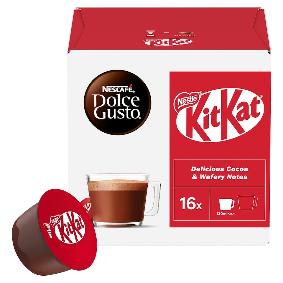 obrázok 1 z NESCAFÉ Dolce Gusto KitKat - kakaový nápoj - 16 ks