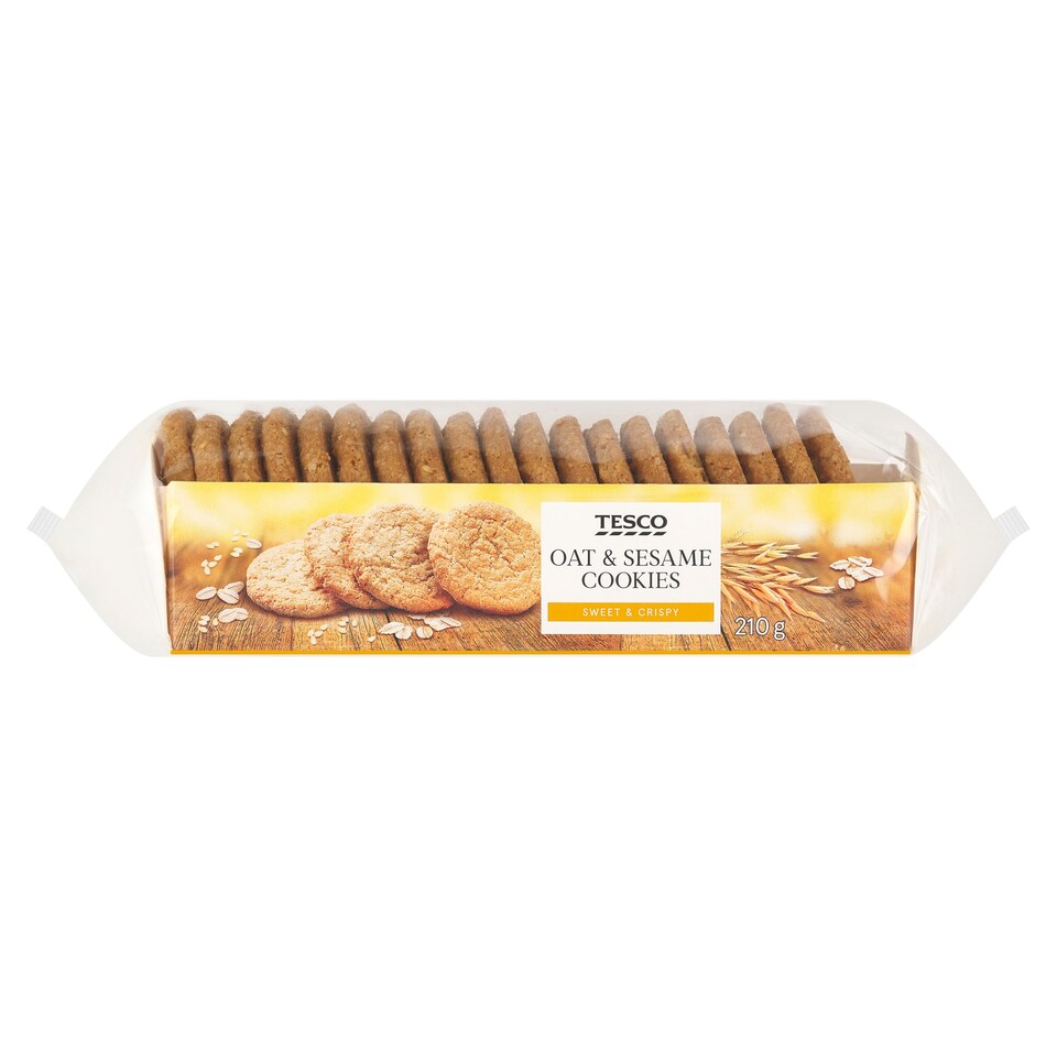 Tesco Sušienky s ovsenými vločkami a sezamovými semenami 210 g