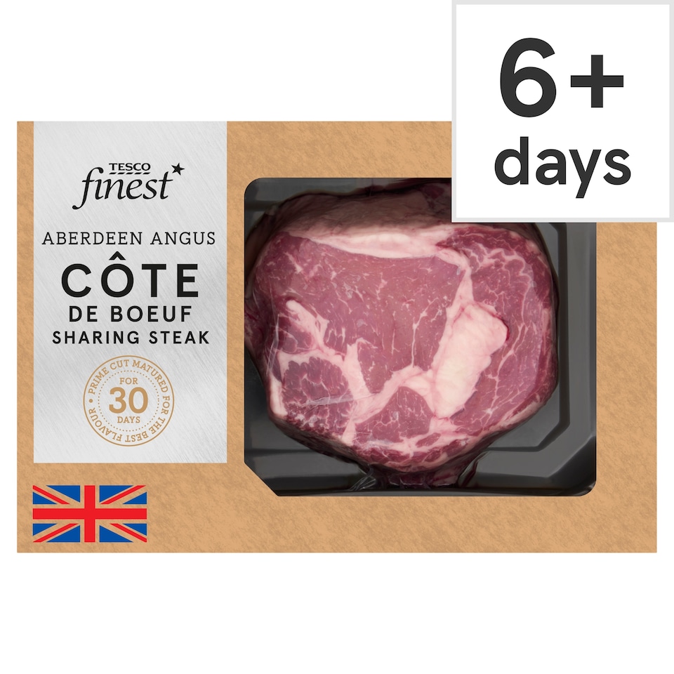 image 1 of Tesco Finest 30 Day Matured AA Cote Du Boeuf Sharing Steak
