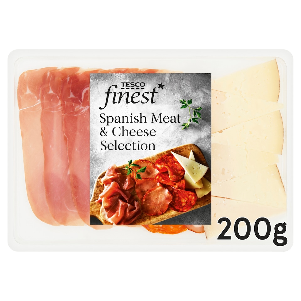 Tesco Finest Spanish Meat & Cheese Selection 200G