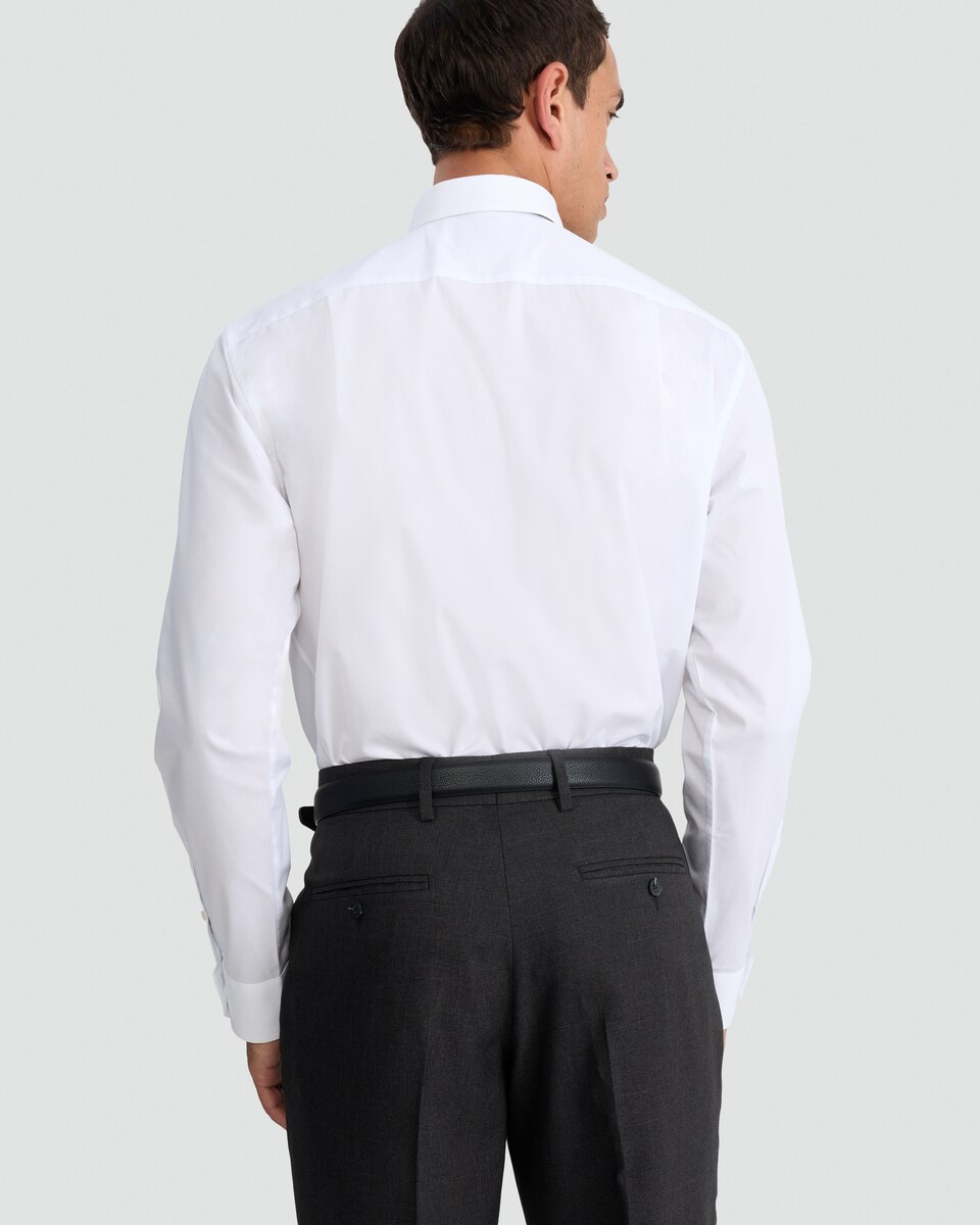image 1 of F&F Regular Fit Formal Dinner Shirt and Bow Tie in White