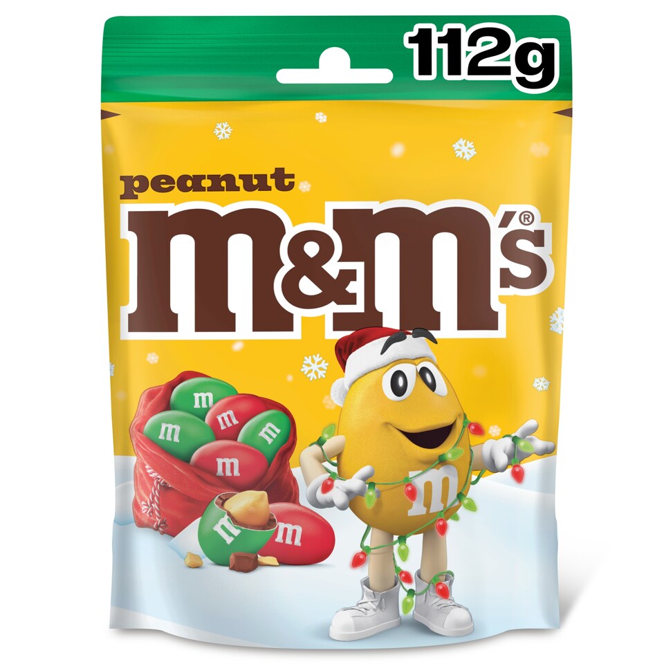 image 1 of M&M's Peanut Milk Chocolate Limited Edition Christmas Mix 112g