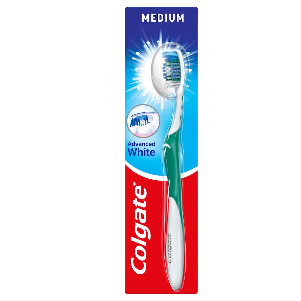 image 1 of Colgate Advanced White Medium Toothbrush