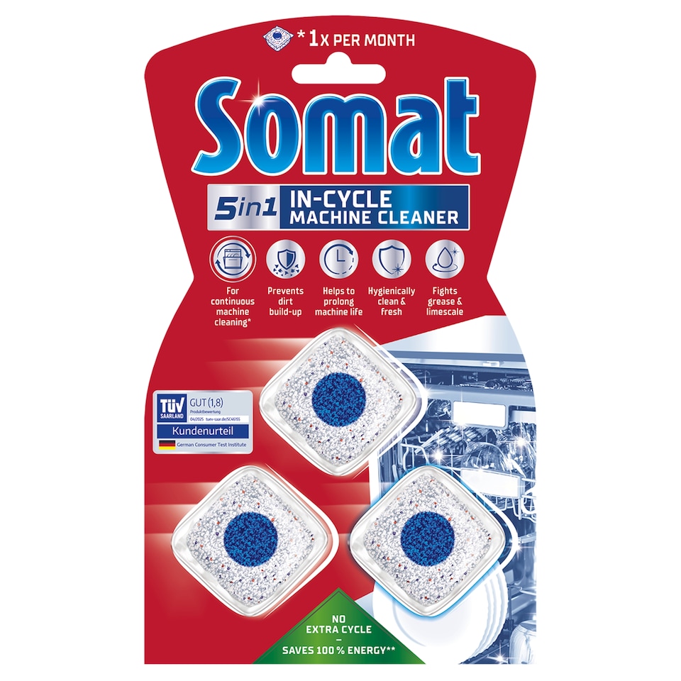 SOMAT 5v1 čistiace tablety do umývačky 3 ks