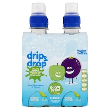 Drip & Drop Still Apple & Black 4X250ml