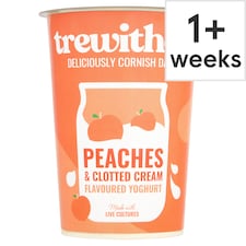 Trewithen Dairy Peaches And Clotted Cream Flavoured Yoghurt 450g