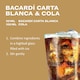 image 3 of Bacardi Carta Blanca Rum 35Cl