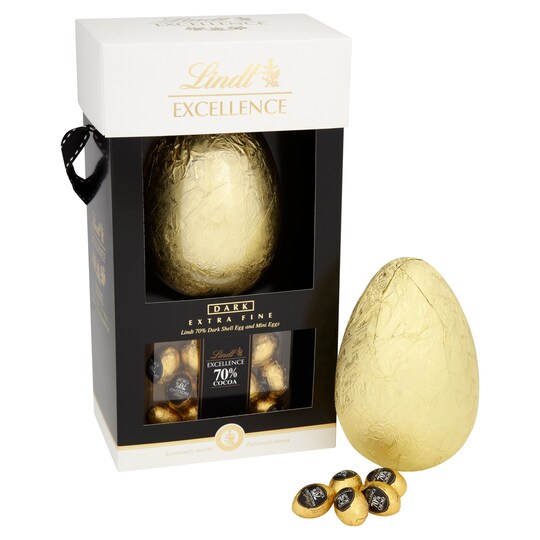 image 1 of Lindt Excellence 70% Dark Chocolate Easter Egg 220G