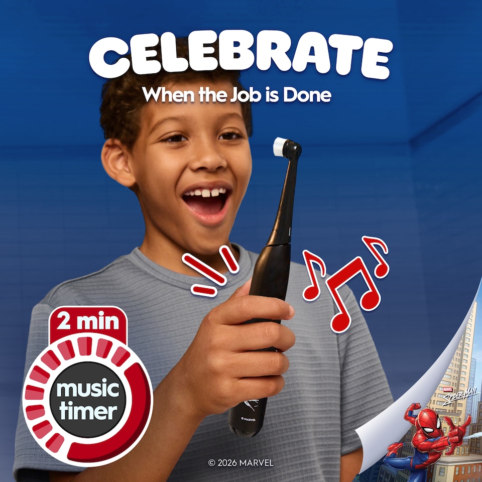 image 1 of Oral-B iO Kids 6+ Spiderman Edition Electric Toothbrush