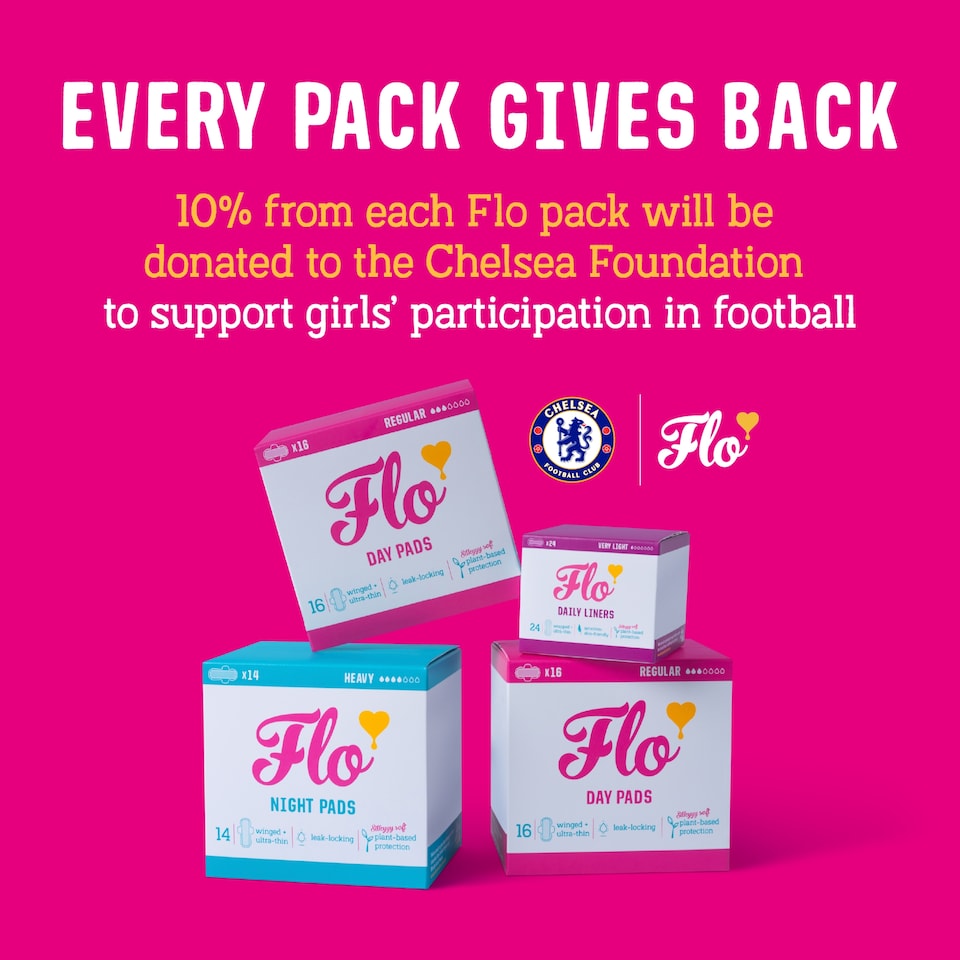 image 1 of Flo Organic Tampons 8 Regular & 6 Super Size