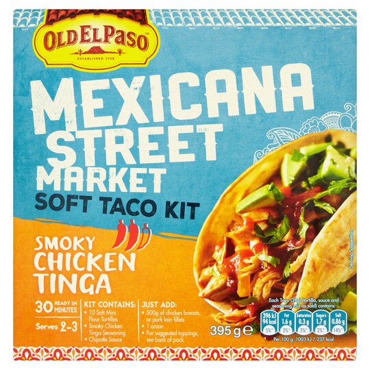 Old El Paso Chicken Tinga Kit 395G