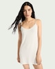 image 2 of F&F Ribbed Floral Print Pyjama Nightdress in Multi White
