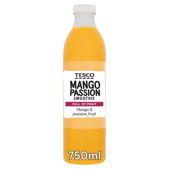 Tesco Mango Passion Fruit Smoothie 750Ml Tesco Groceries