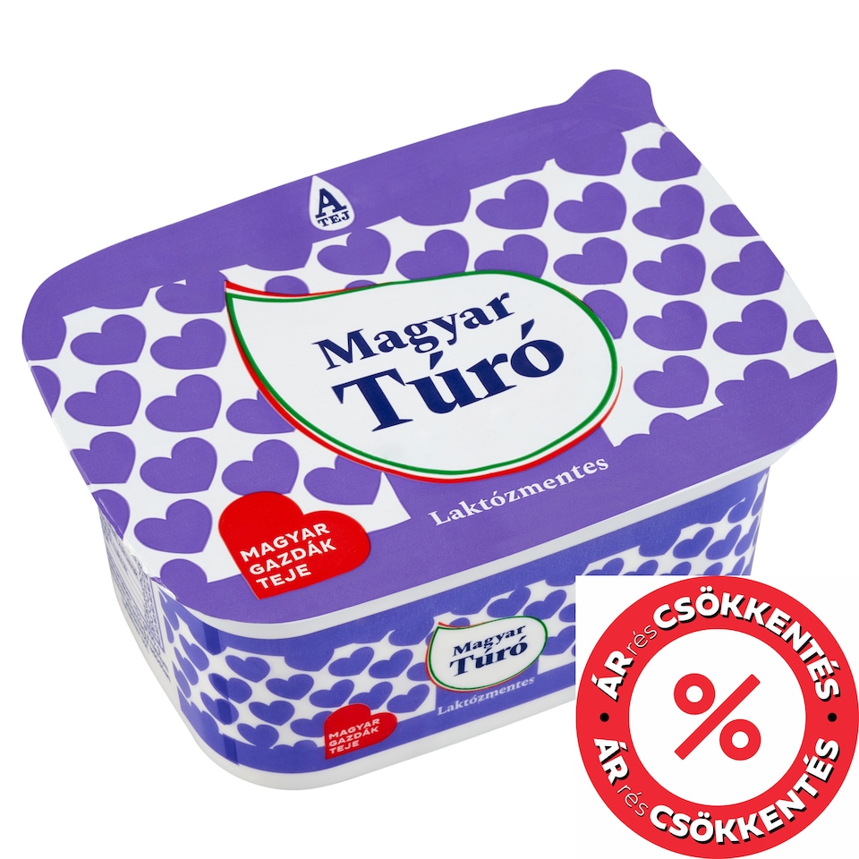 Magyar túró laktózmentes félzsíros tehéntúró 250 g