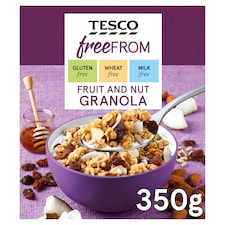 Tesco Free From Fruit & Nut Granola 350G