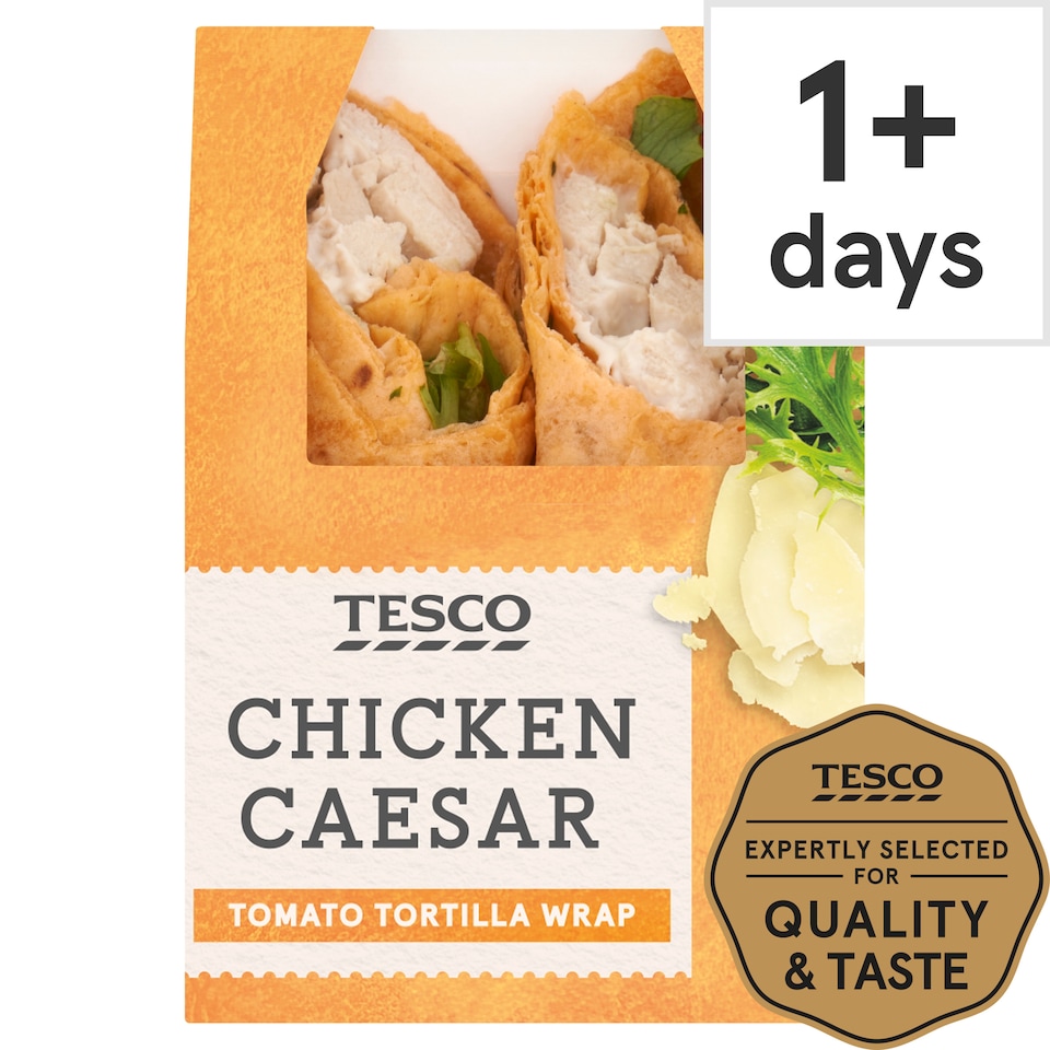 Tesco Chicken Caesar Wrap
