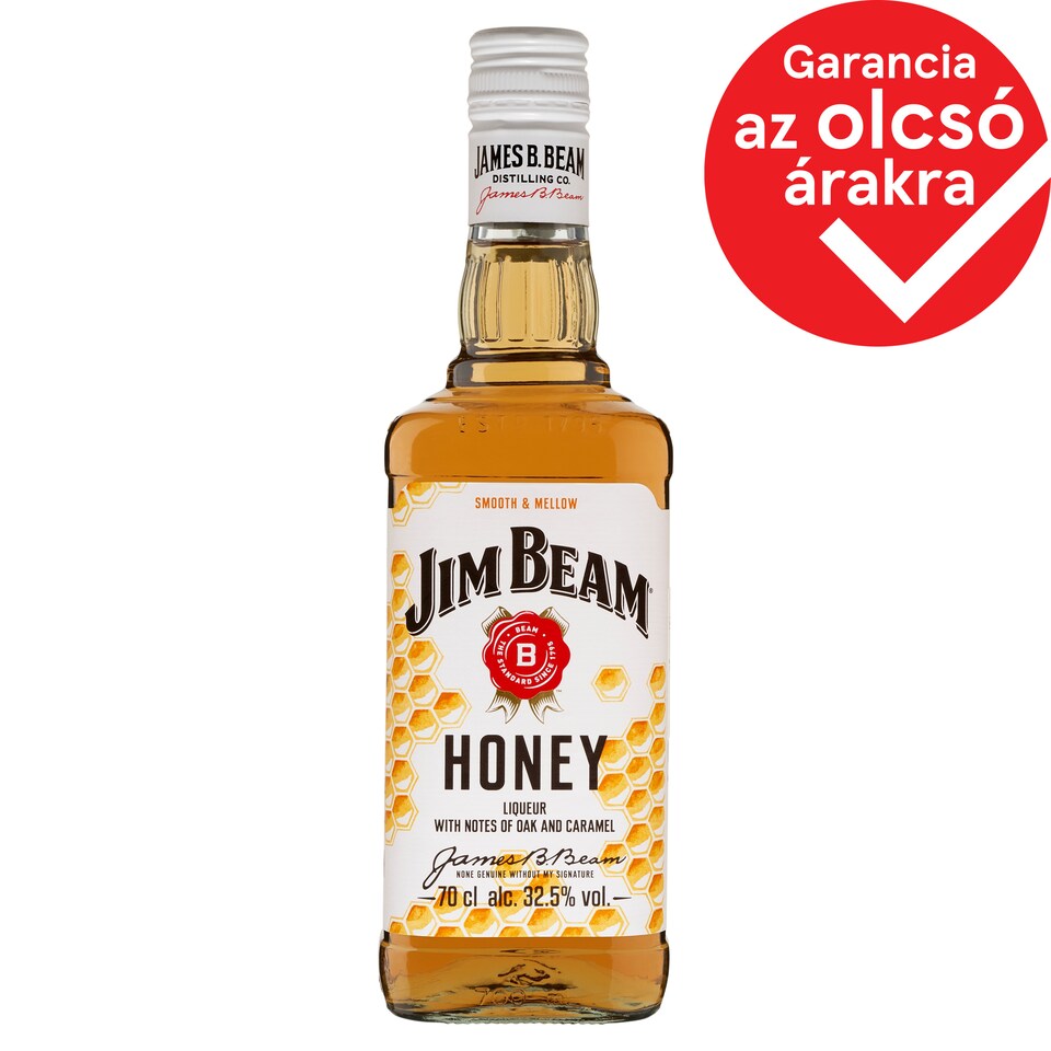 Jim Beam Honey méz ízesítésű Bourbon whiskey alapú likőr 32,5% 0,7 l