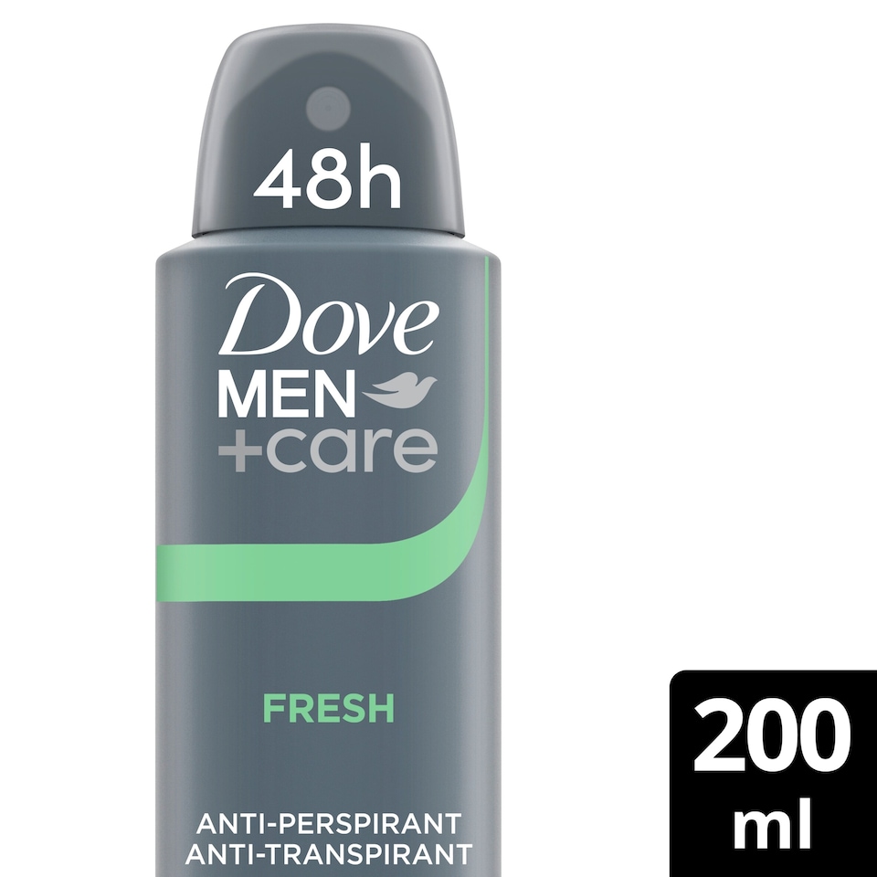 image 1 of Dove Men+Care Fresh 48h Antiperspirant Deodorant 200ml