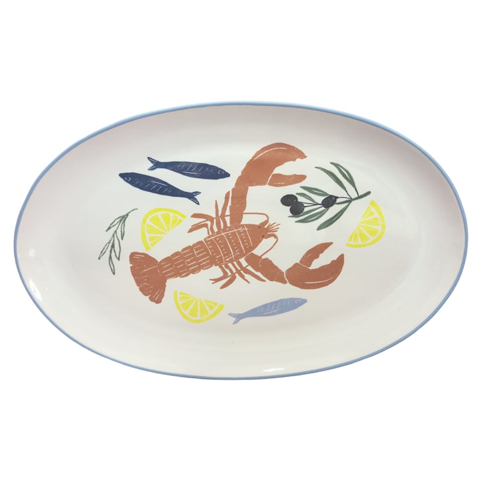 F&F Home Portofino Serving Platter 