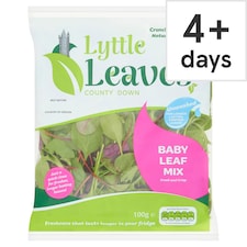 Lyttle Leaves Unwashed Baby Leaf Mix 100g