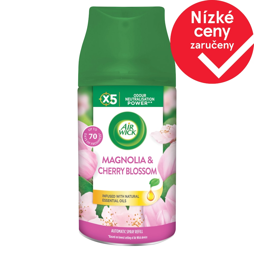 Air Wick Freshmatic Air Freshener Refill Magnolia & Cherry Blossom 250ml