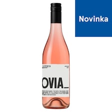 Ovia Dosýtené dealkoholizované ružové víno 750 ml