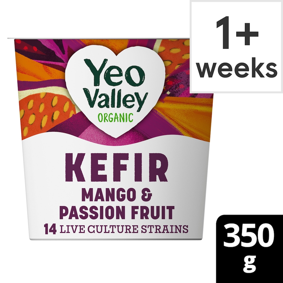Yeo Valley Kefir Yogurt Mango & Passion Fruit 350G