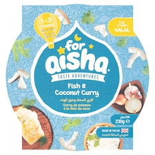For Aisha Halal Fish & Coconut Curry 1-3 Years 230g