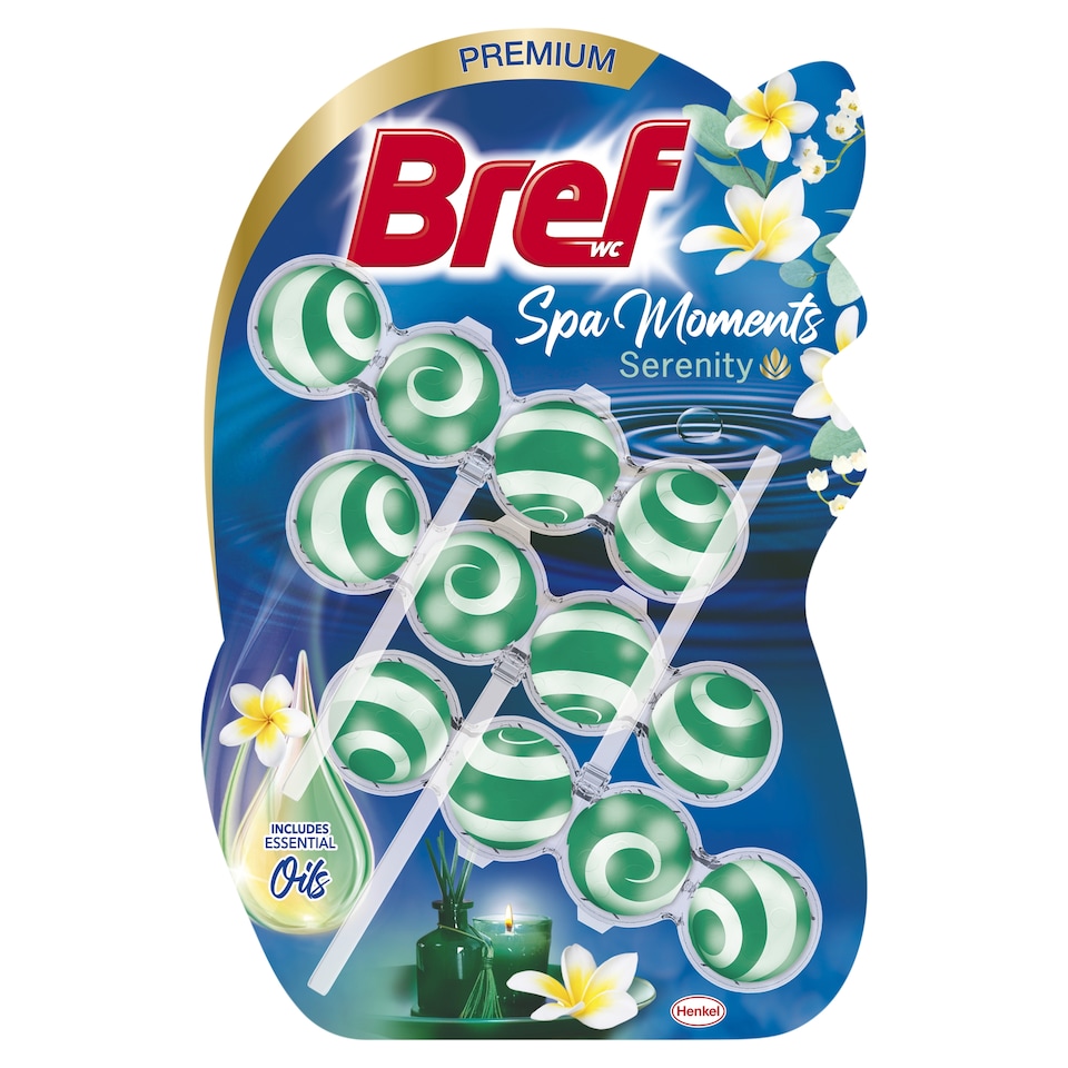 Bref Spa Moments Serenity tuhý WC blok 3 x 50g