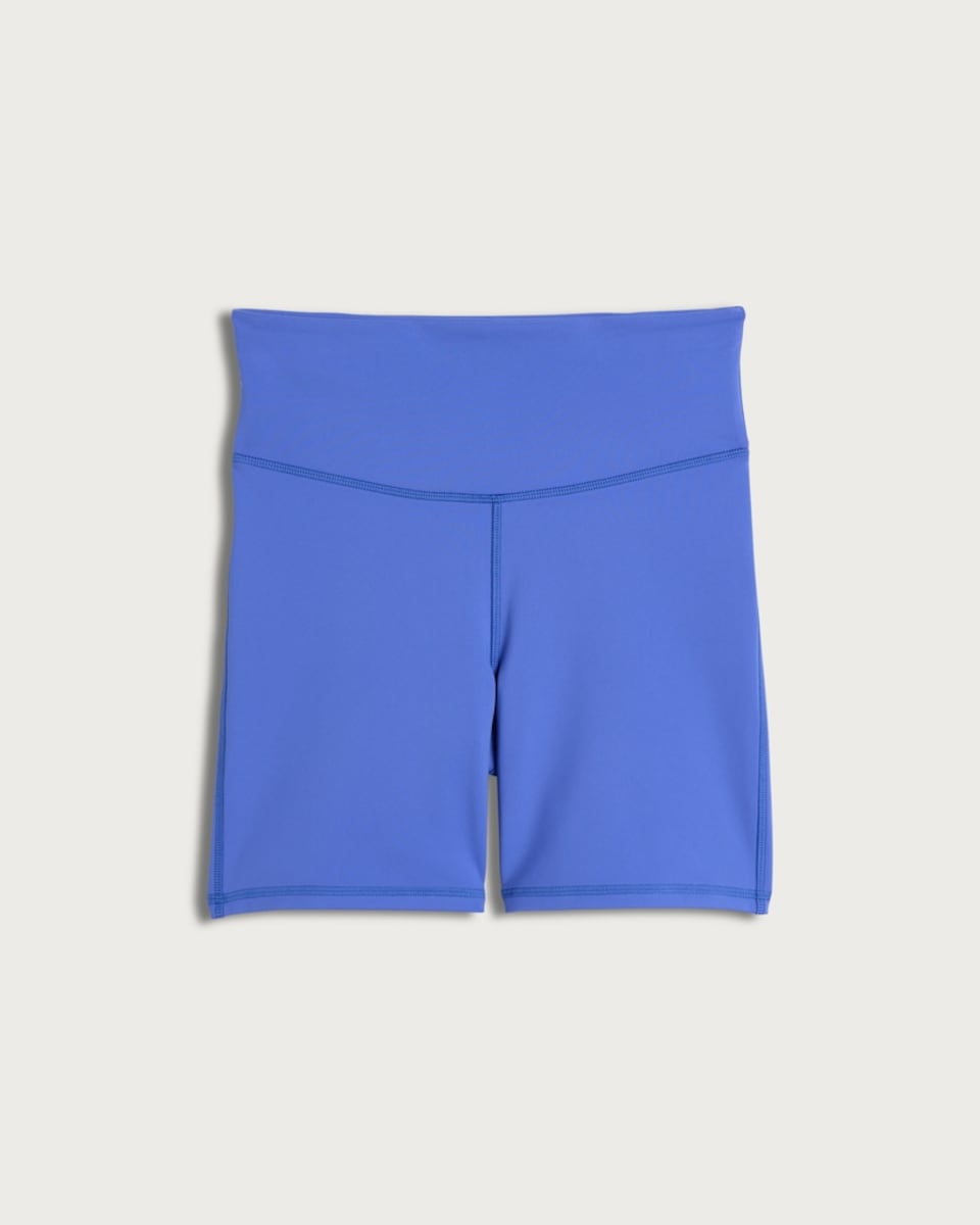 image 1 of F&F Active EVERYHOUR High Waisted Cycling Shorts in Blue