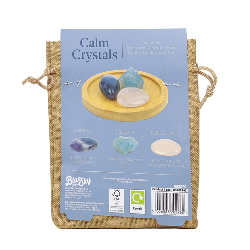 image 1 of Amethyst Calm Crystals 3 Pack Christmas Gift